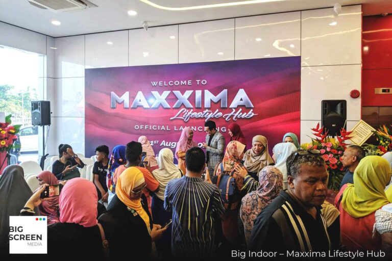 Indoor LED Screen at Maxxima Lifestyle Hub