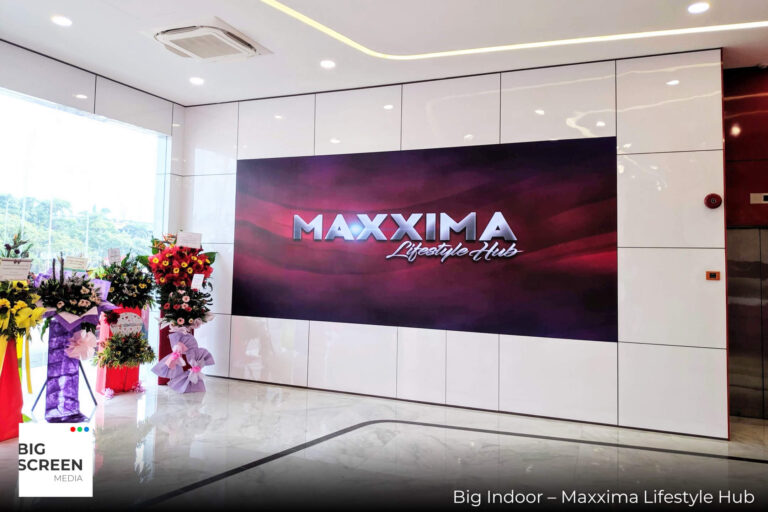Indoor LED Screen at Maxxima Lifestyle Hub