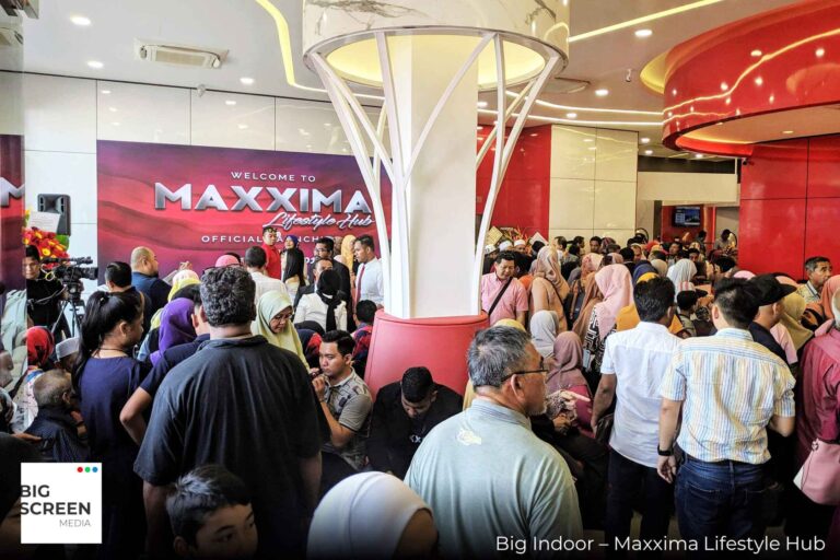 Indoor LED Screen at Maxxima Lifestyle Hub