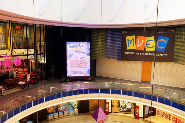 Indoor LED Screen at Midvalley Southkey Johor Bahru