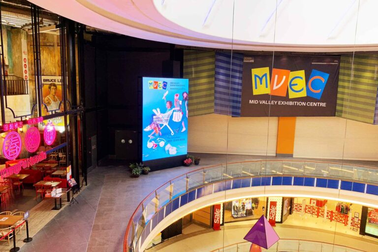 Indoor LED Screen at Midvalley Southkey Johor Bahru