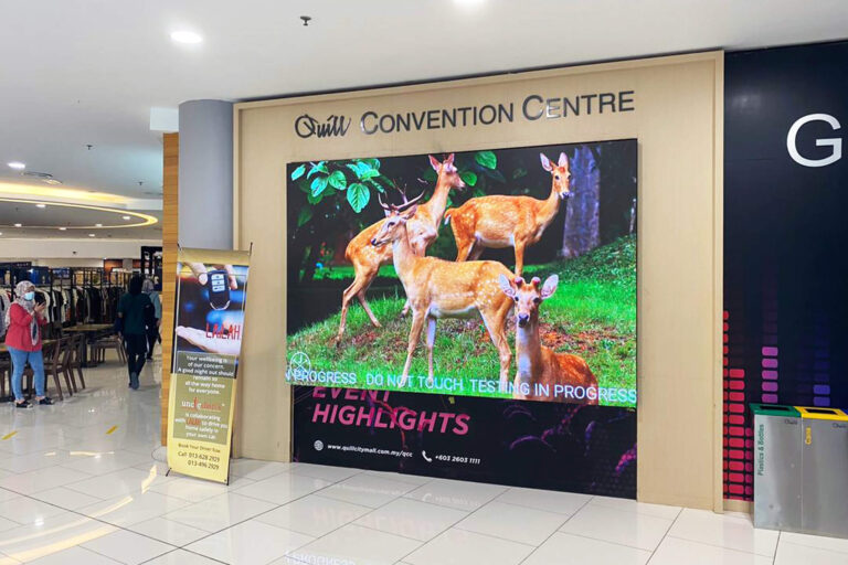 Indoor LED Screen at Quill City Mall Kuala Lumpur KL
