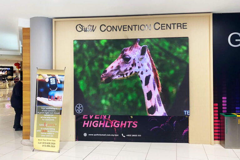 Indoor LED Screen at Quill City Mall Kuala Lumpur KL