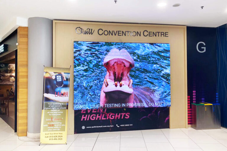 Indoor LED Screen at Quill City Mall Kuala Lumpur KL