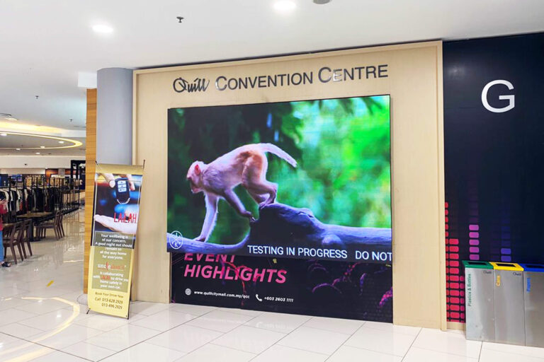 Indoor LED Screen at Quill City Mall Kuala Lumpur KL