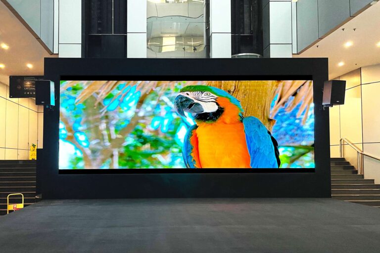 Indoor LED Screen at RHB Centre