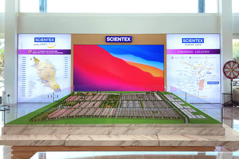 Indoor LED Screen at Scientex Bandar Jasin