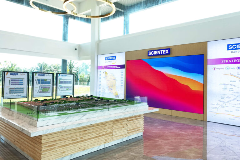 Indoor LED Screen at Scientex Bandar Jasin