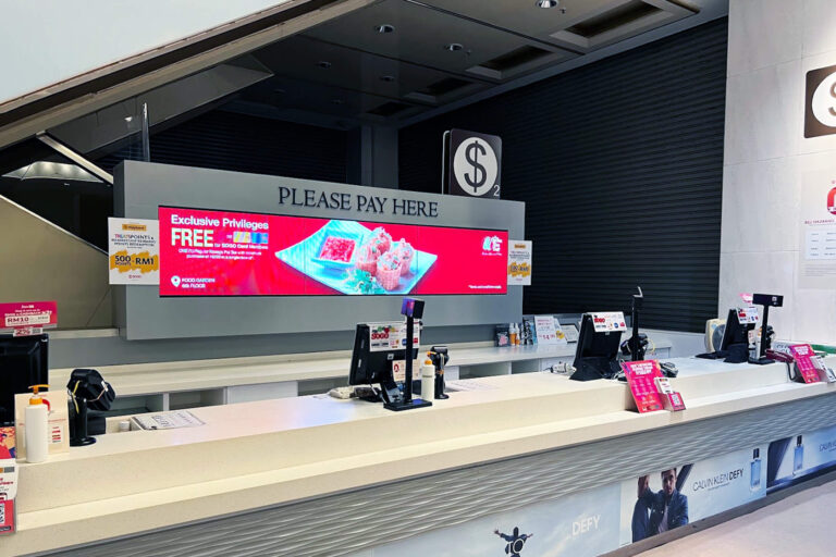 Indoor LED Screen at Sogo KL