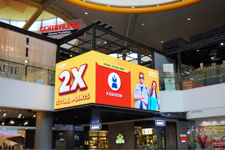 Indoor LED Screen at Sunway Velocity Mall