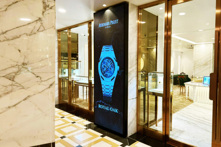 Indoor LED Screen at Swiss Hour Empire SkyAvenue