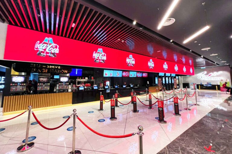 Indoor LED Screen at TGV Cinema Toppen Mall