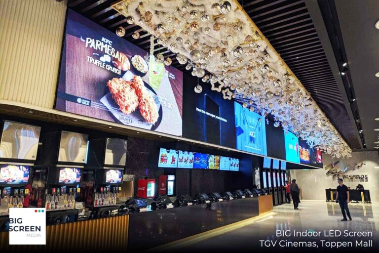 Indoor LED Screen at TGV Cinema Toppen Mall