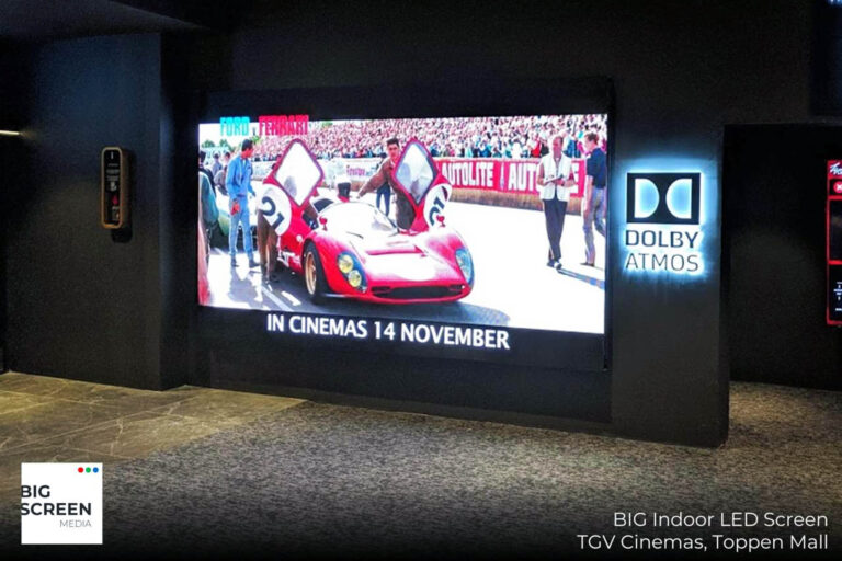 Indoor LED Screen at TGV Cinema Toppen Mall