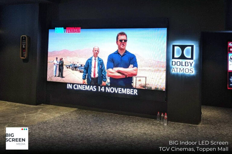Indoor LED Screen at TGV Cinema Toppen Mall
