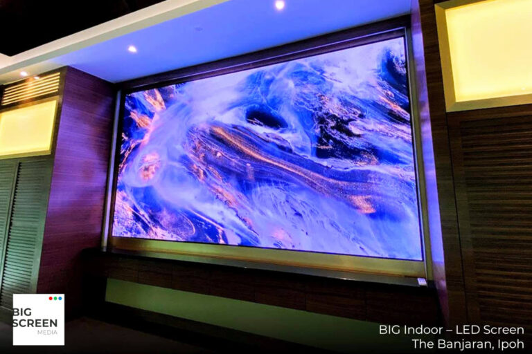 Indoor LED Screen at The Banjaran Hotsprings Retreat