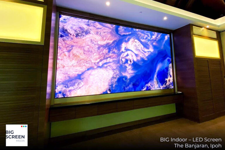Indoor LED Screen at The Banjaran Hotsprings Retreat