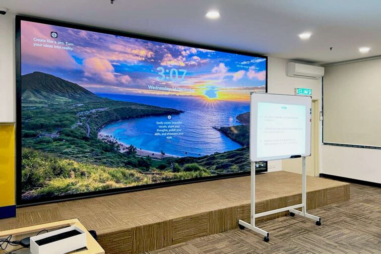 Indoor LED Screen at Toshiba Experience Centre