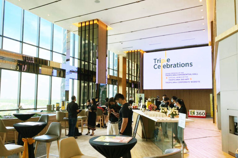 Indoor LED Screen at Tropicana Corporation Berhad