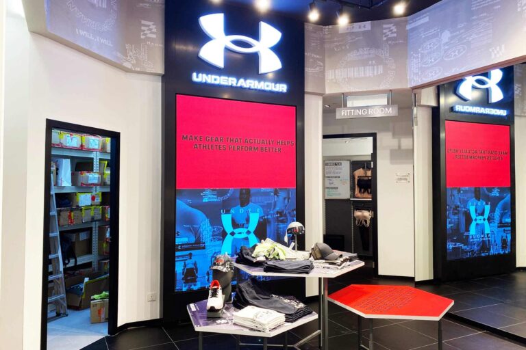 Indoor LED Screen at Under Armour Pavilion