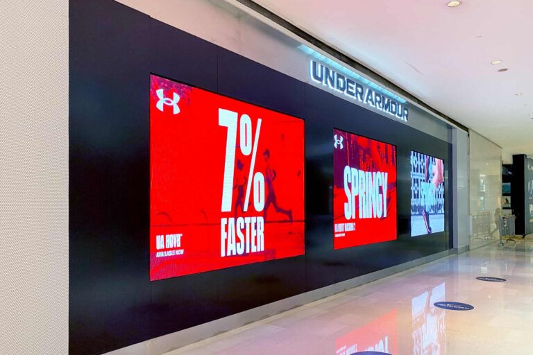 Indoor LED Screen at Under Armour Pavilion