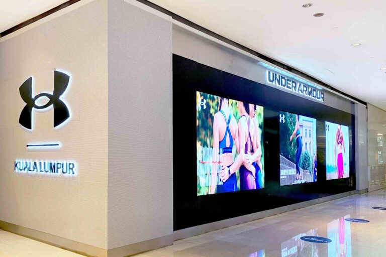 Indoor LED Screen at Under Armour Pavilion