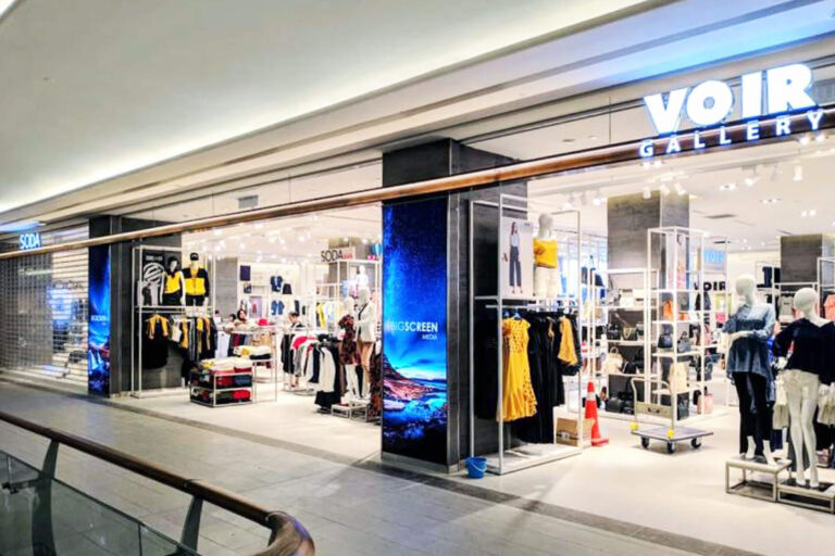 Indoor LED Screen at VOIR Gallery Midvalley Johor Bahru JB