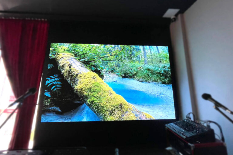 Indoor LED Screen at YG Restaurant Bar