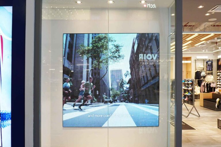 Indoor LED Screen at Asics IOI City Mall Putrajaya