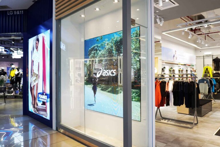 Indoor LED Screen at Asics IOI City Mall Putrajaya