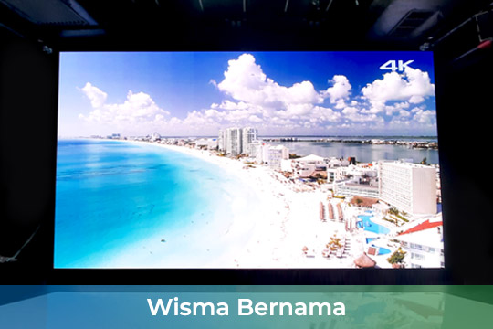 Indoor LED Screen at Wisma Bernama