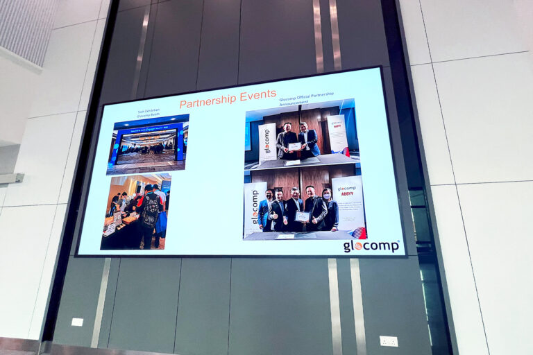 Indoor LED Screen at Glocomp Systems (M) Sdn Bhd