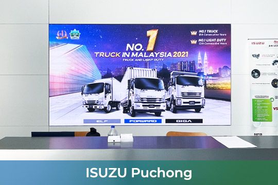 Indoor LED Screen at ISUZU Puchong