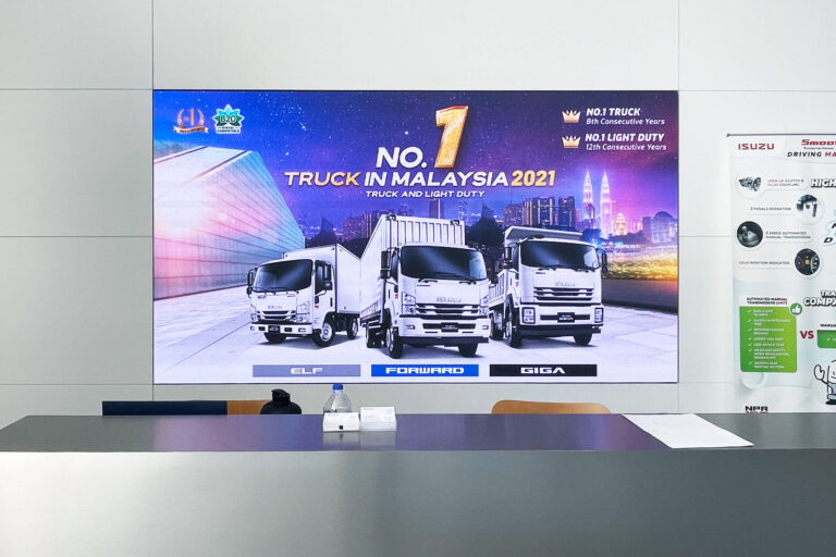 Indoor LED Screen at ISUZU Puchong