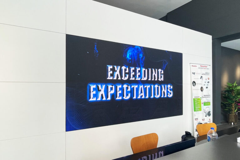 Indoor LED Screen at ISUZU Puchong