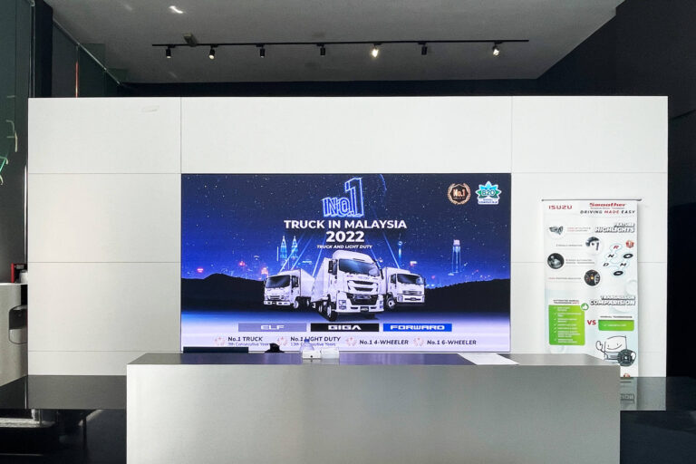 Indoor LED Screen at ISUZU Puchong