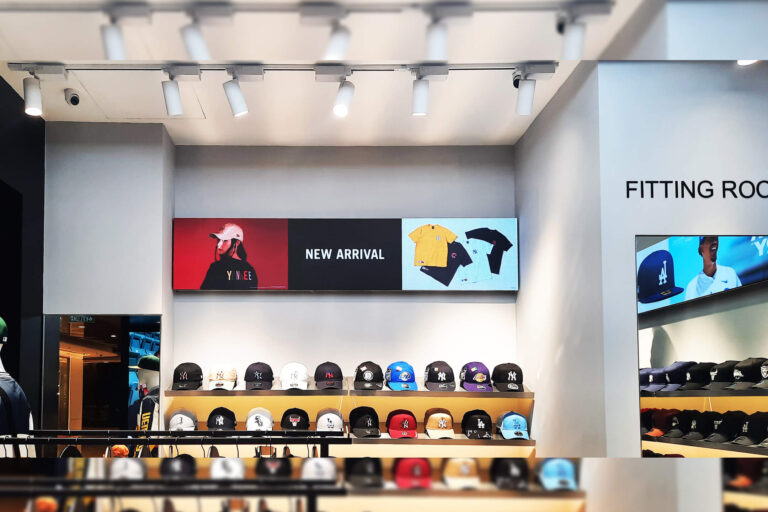 Indoor LED Screen at New Era The Starhill KL