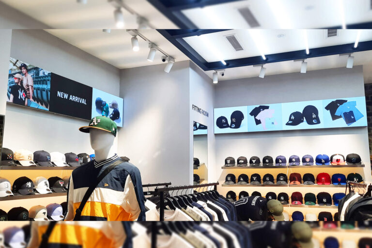 Indoor LED Screen at New Era The Starhill KL