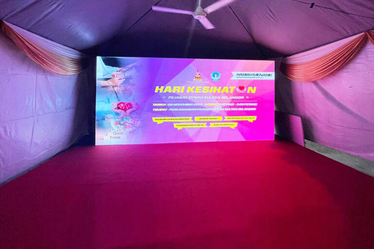 Event / Rental Led Screen at DYMM Sultan Selangor Office