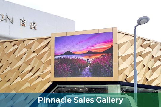 Outdoor LED Screen at Pinnacle Subang Jaya Sales Gallery
