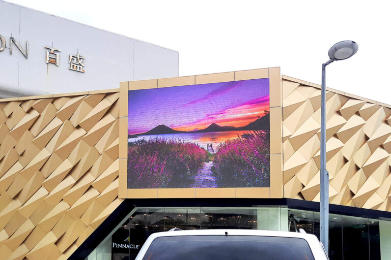 Outdoor LED Screen at Pinnacle Subang Jaya Sales Gallery