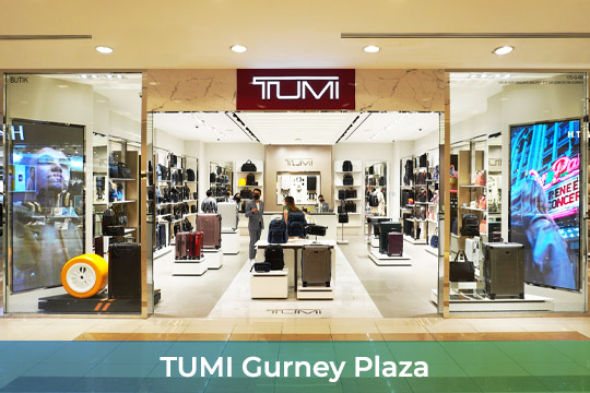 Indoor LED Screen at TUMI Gurney Plaza Penang