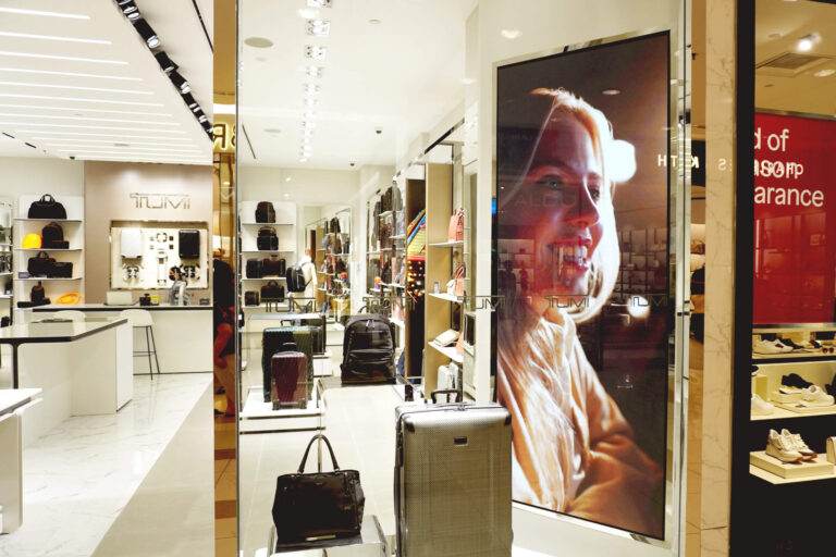 Indoor LED Screen at TUMI Gurney Plaza Penang