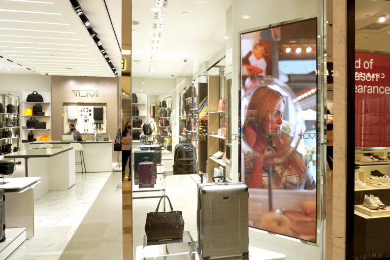 Indoor LED Screen at TUMI Gurney Plaza Penang