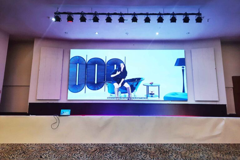Indoor LED Screen with Professional Sound System at Tok Aman Bali Beach Resort