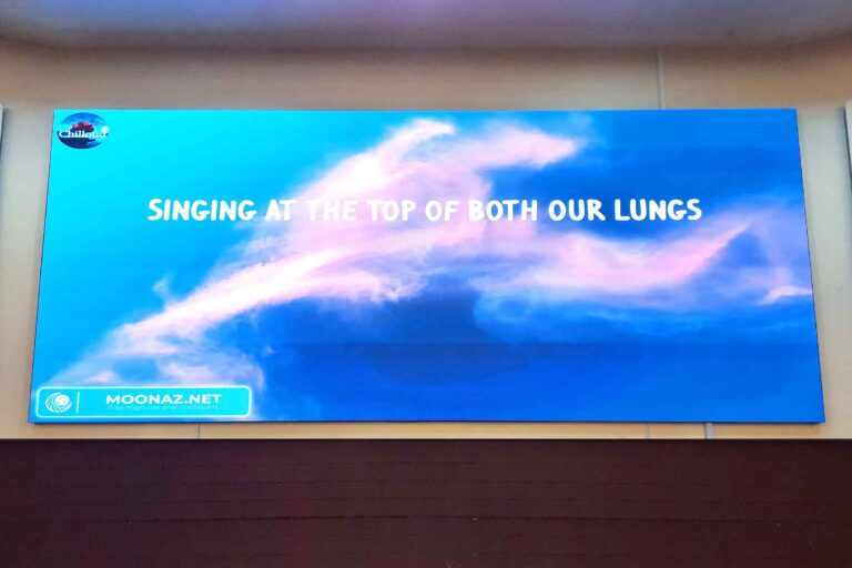 Indoor LED Screen with Professional Sound System at Tok Aman Bali Beach Resort