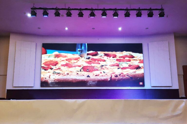 Indoor LED Screen with Professional Sound System at Tok Aman Bali Beach Resort