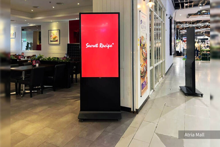 VEXO Digital Kiosk / Standee at Secret Recipe