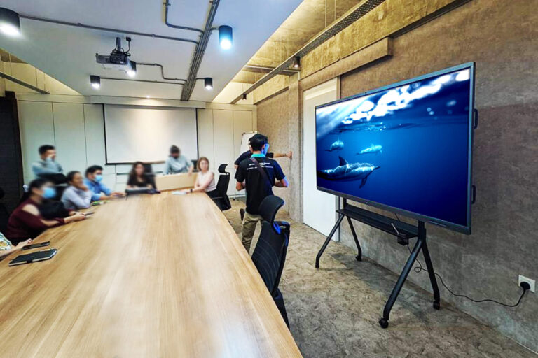 VEXO Smart Interactive Panel at Galvapole Industries Sdn Bhd