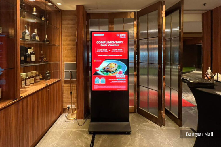 VEXO Digital Kiosk / Standee at Grand Imperial Group of Restaurants